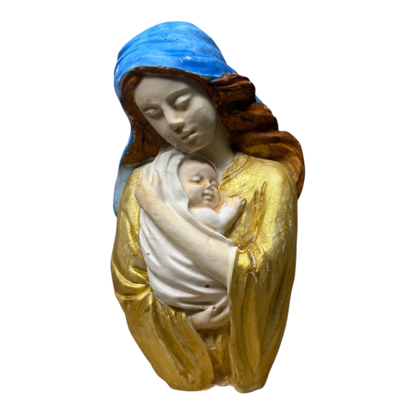 Figurine décorative Vierge Marie en Jesmonite