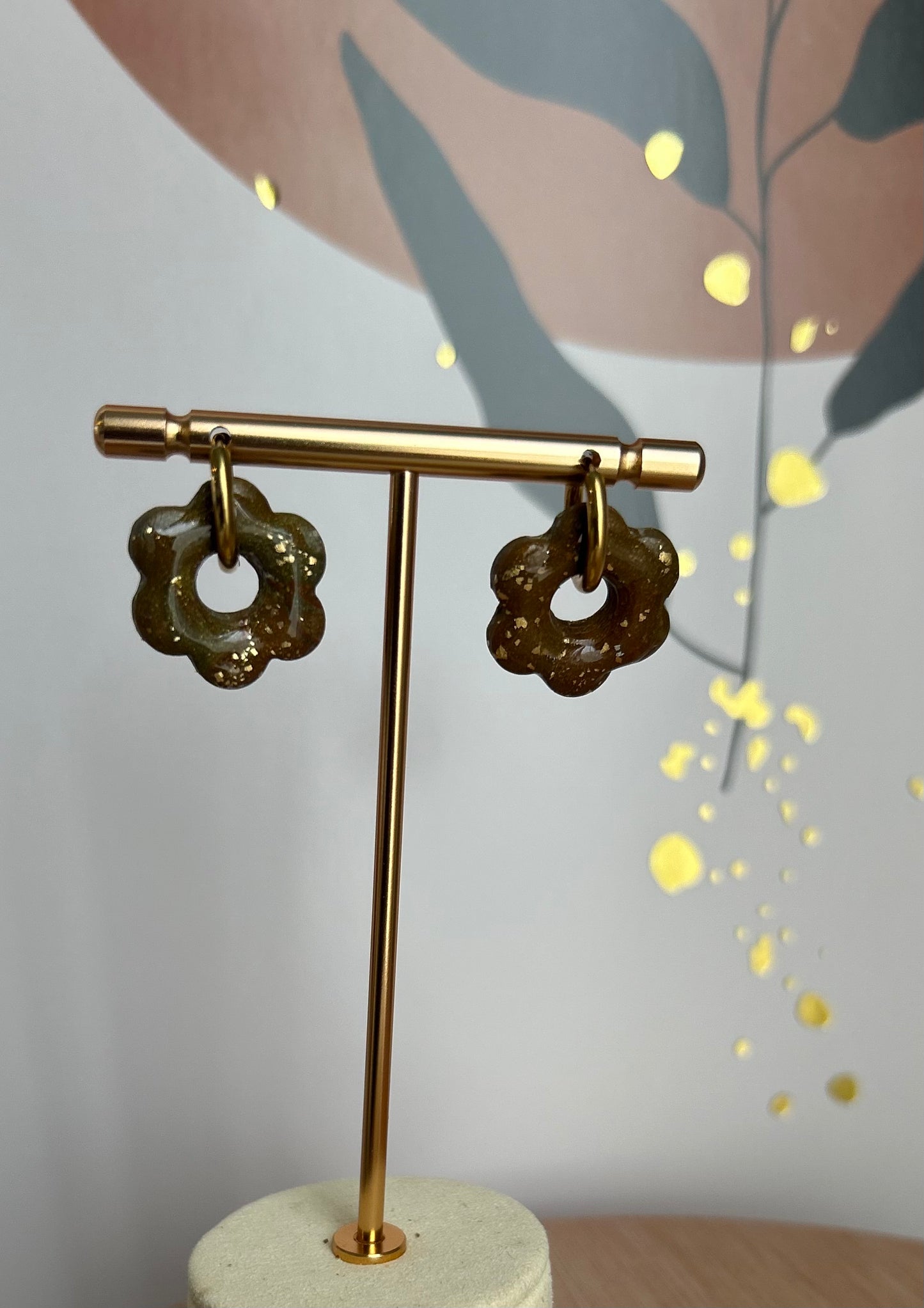 boucles d'oreilles argile polymère