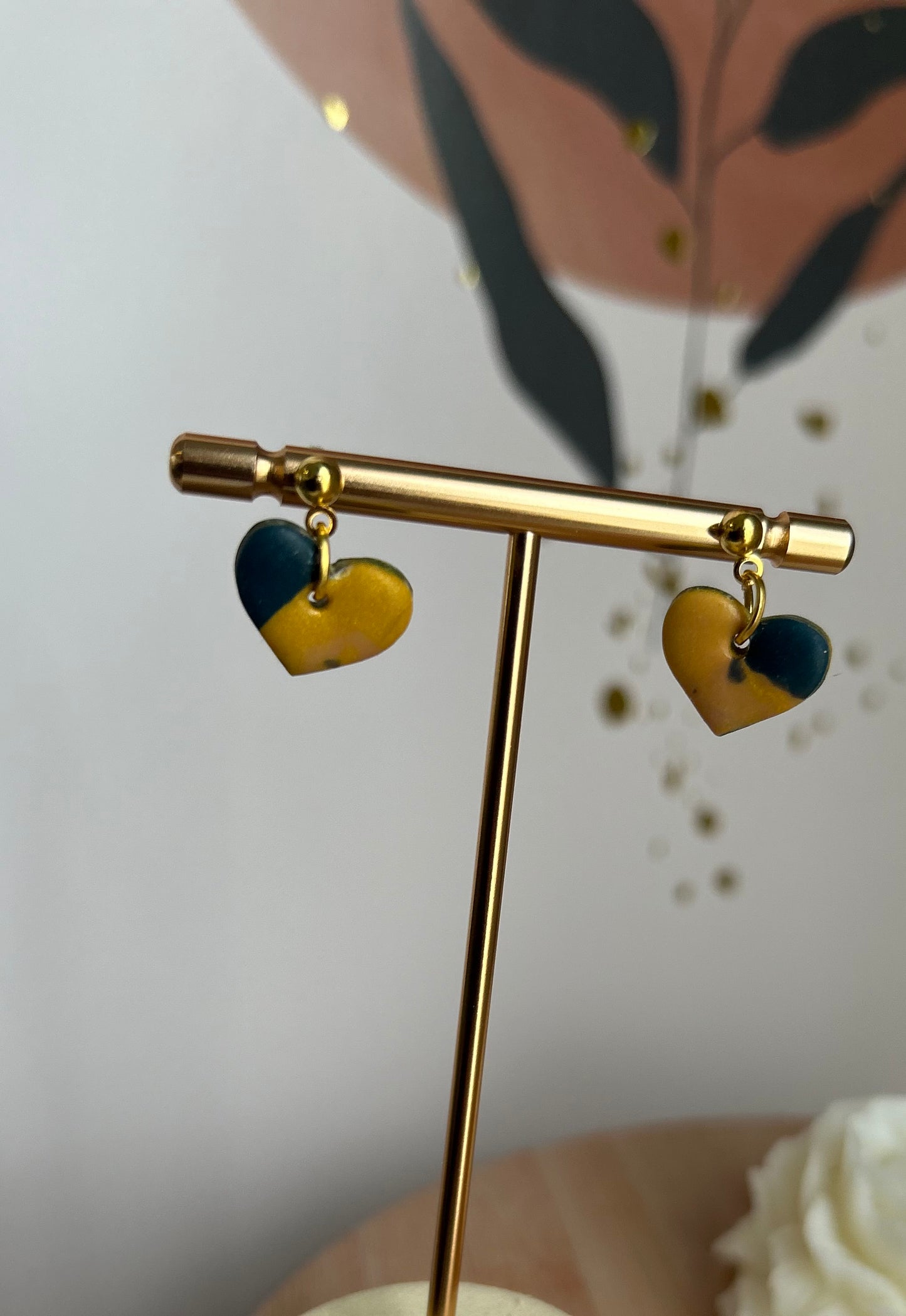 boucles d'oreille argile polymère