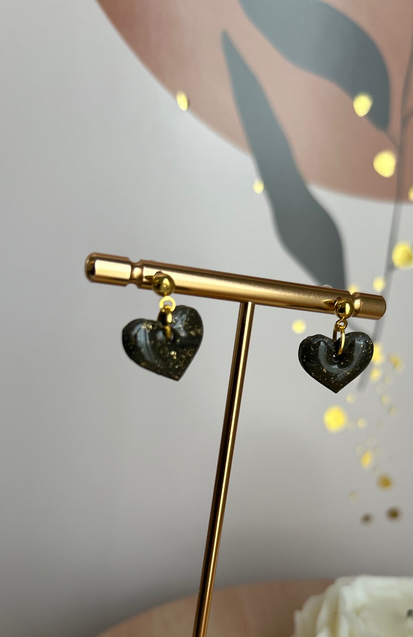 boucles d'oreille argile polymère