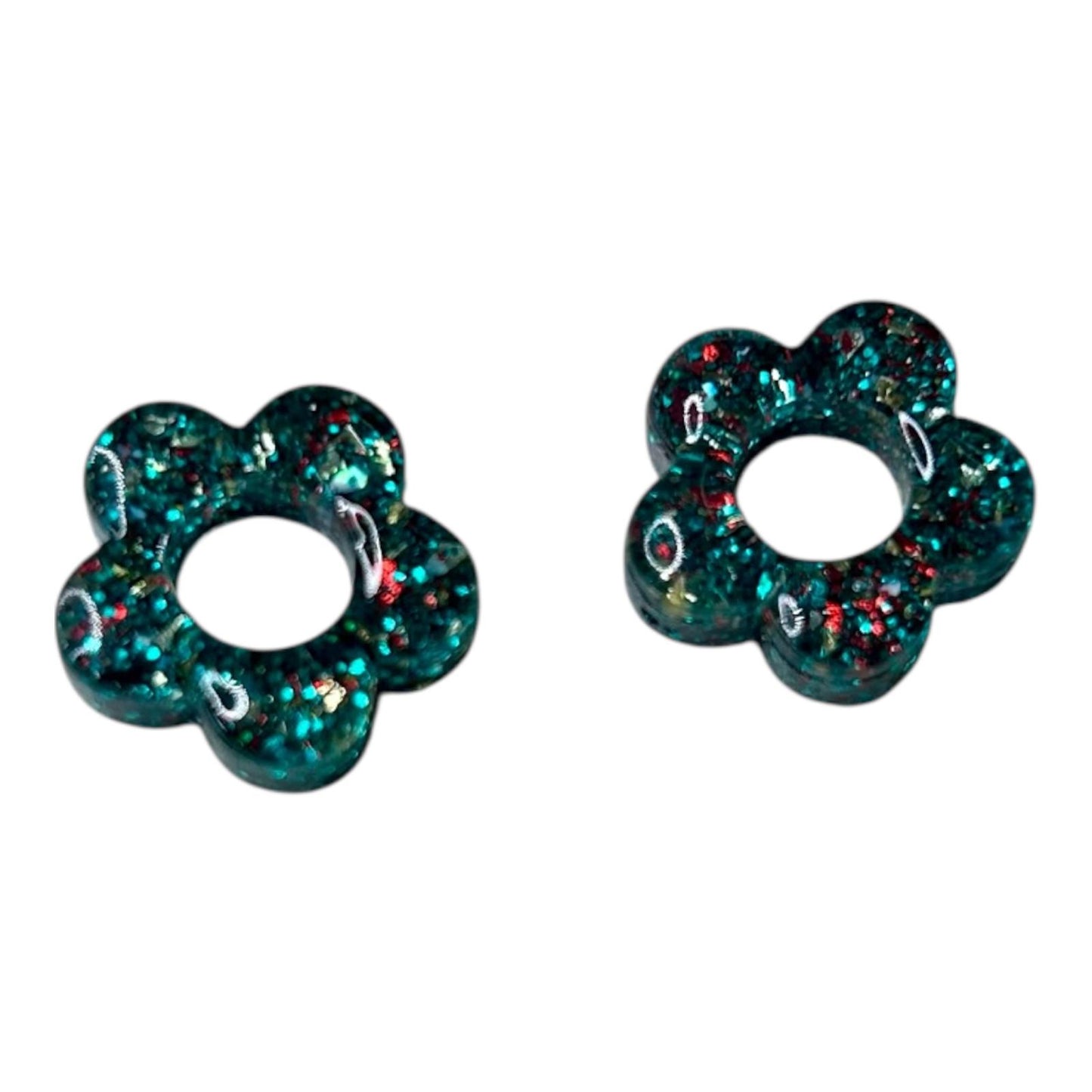 ✨ Pampilles interchangeables en résine époxy 5 pétales mini