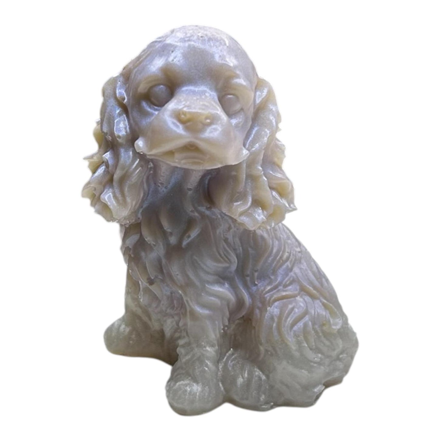 Figurine Chien en Résine Époxy – Compagnon Fidèle, Fait Main 🐶