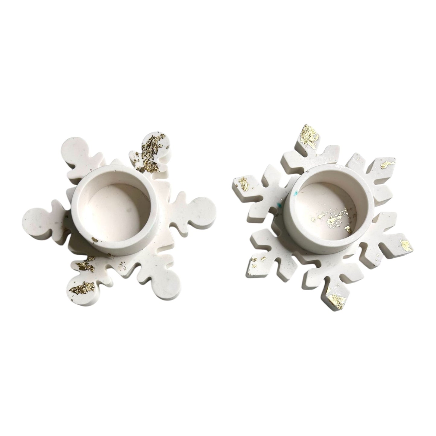 Bougeoir chauffe plat en Jesmonite