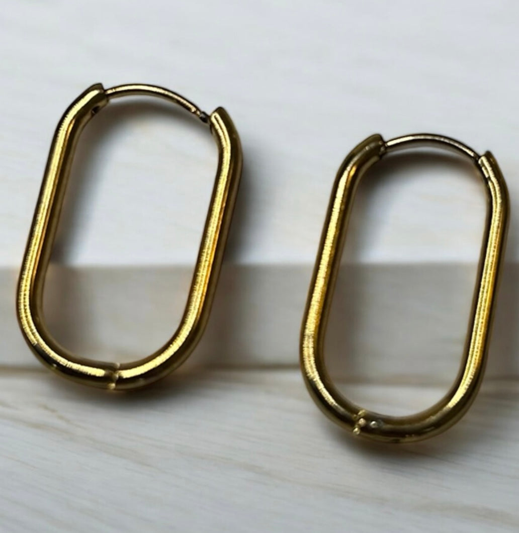 Créoles interchangeables en acier inoxydable pour pampilles