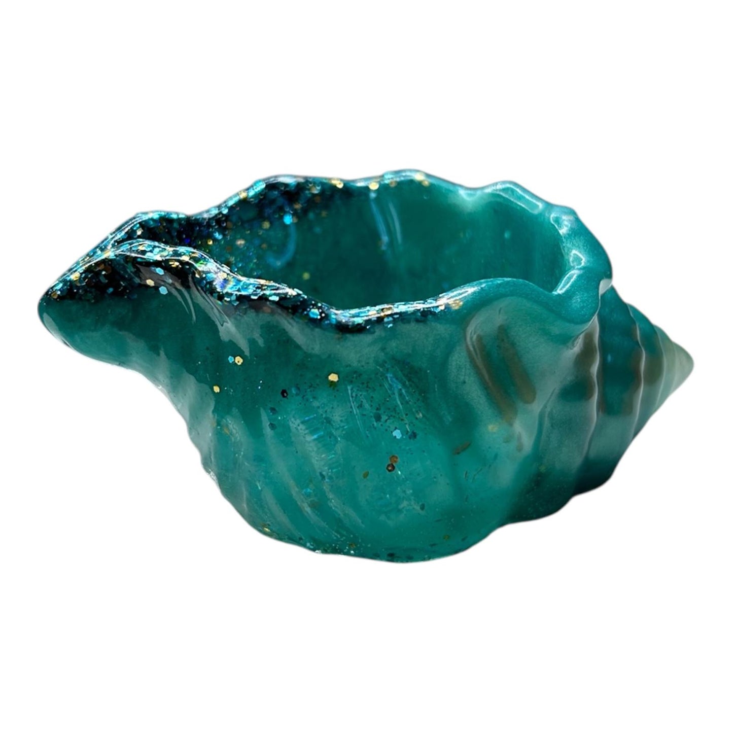 vide poches coquillage en resine epoxy