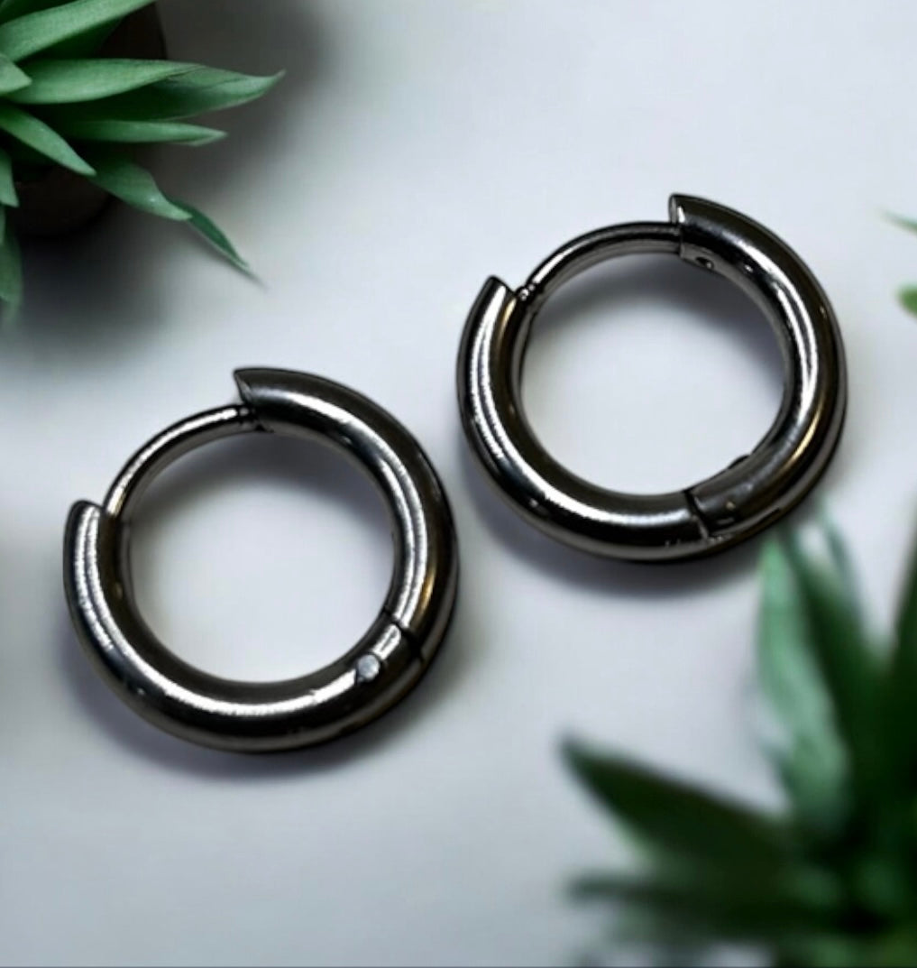 Créoles interchangeables en acier inoxydable pour pampilles