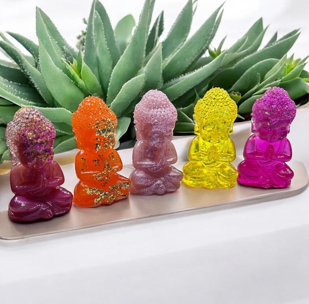 figurine boudha en résine epoxy