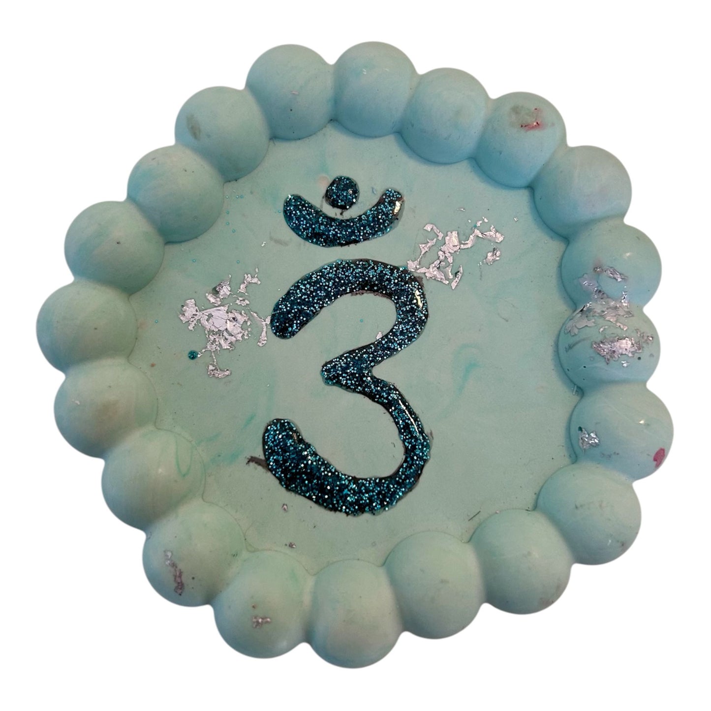 vide poche bubble 7 chakras en Jesmonite