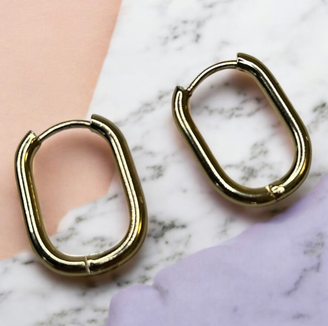 Créoles interchangeables en acier inoxydable pour pampilles