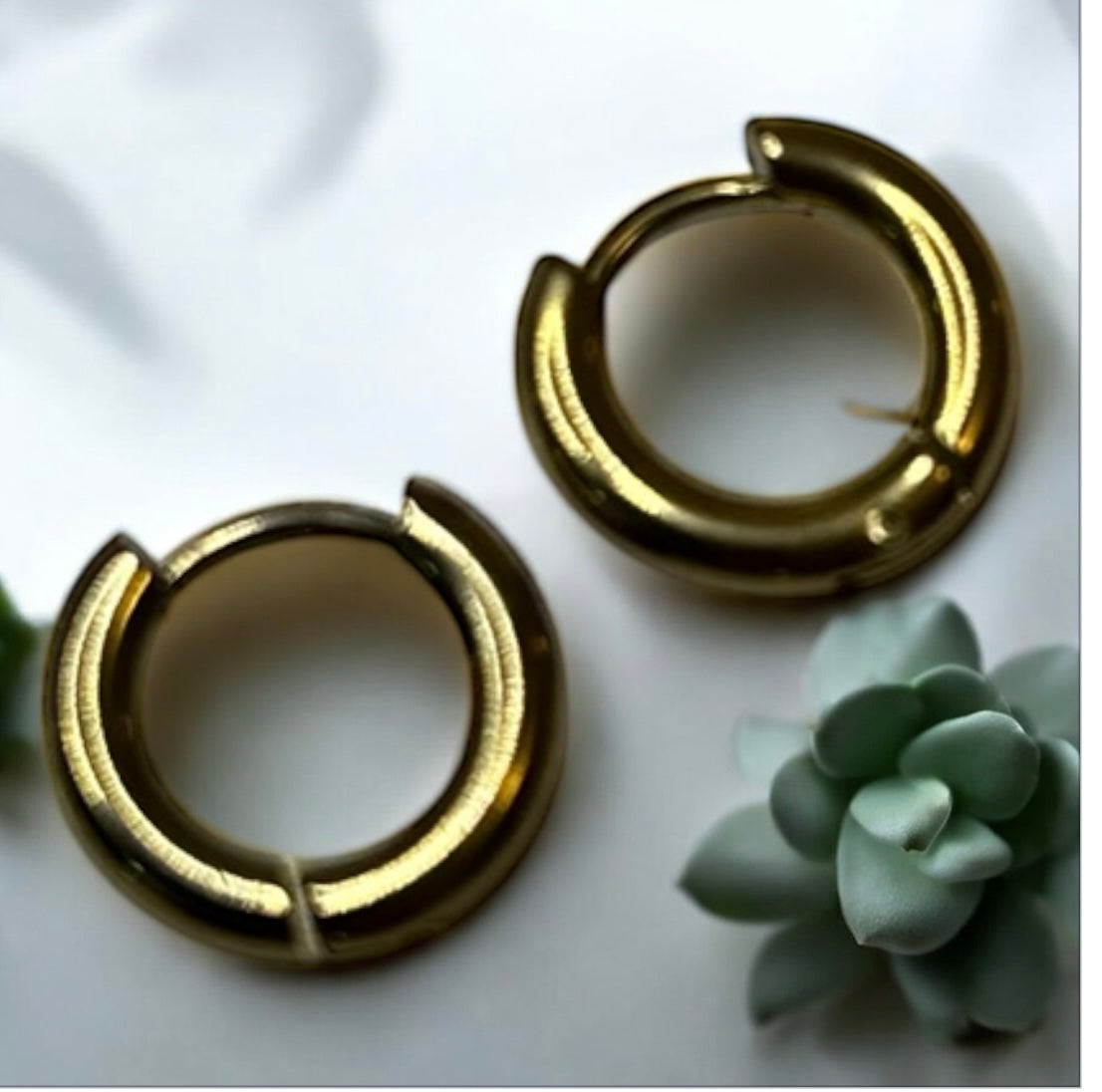 Créoles interchangeables en acier inoxydable pour pampilles