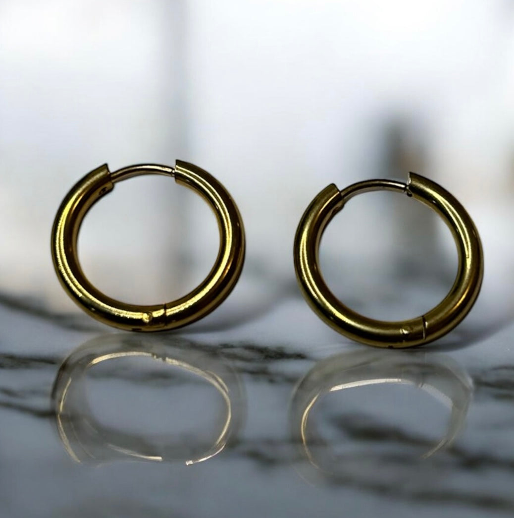 Créoles interchangeables en acier inoxydable pour pampilles