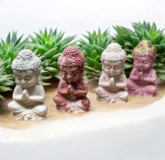 Figurine boudha en Jesmonite