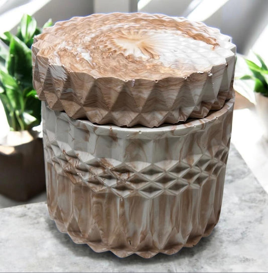 Boite à bijoux en Jesmonite