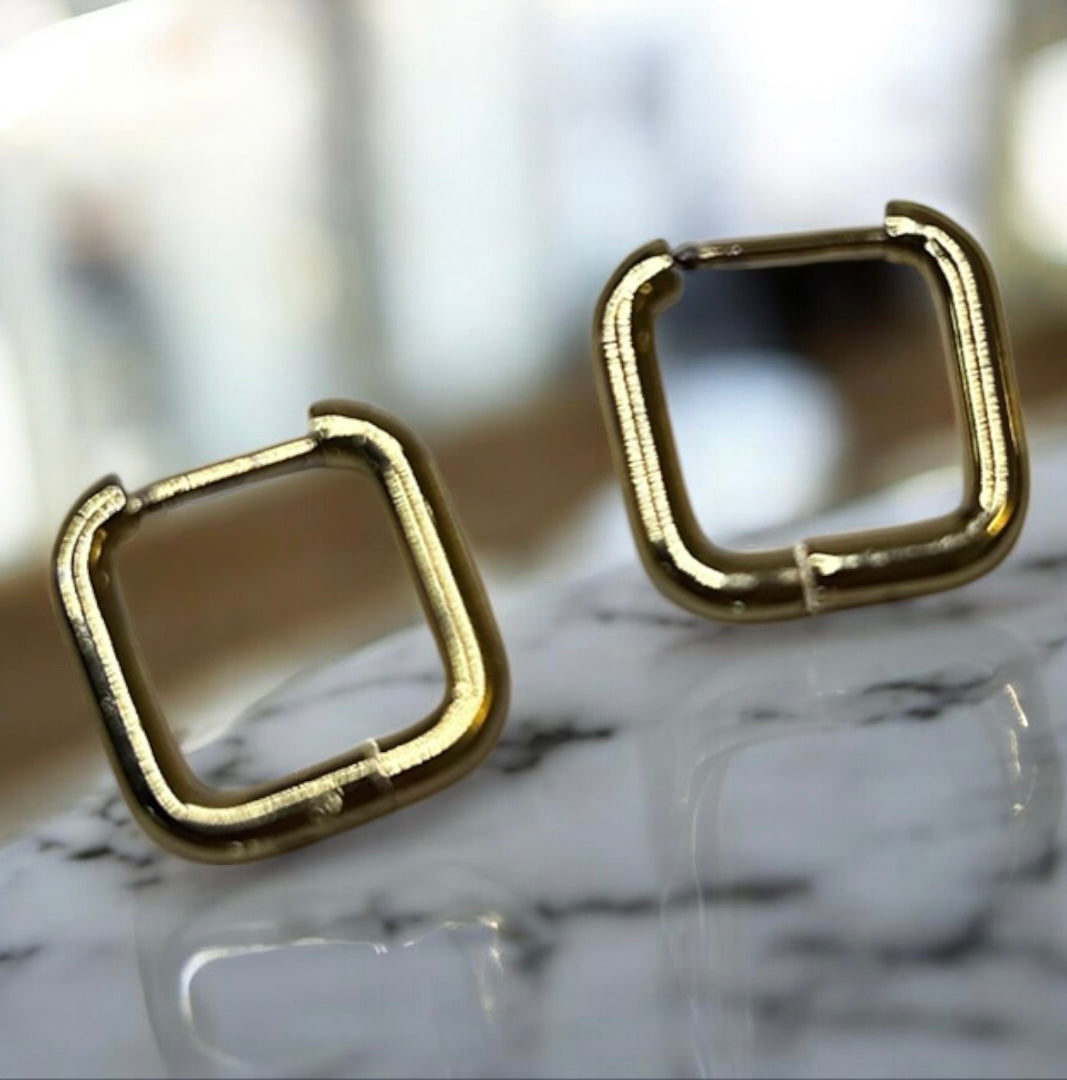 Créoles interchangeables en acier inoxydable pour pampilles