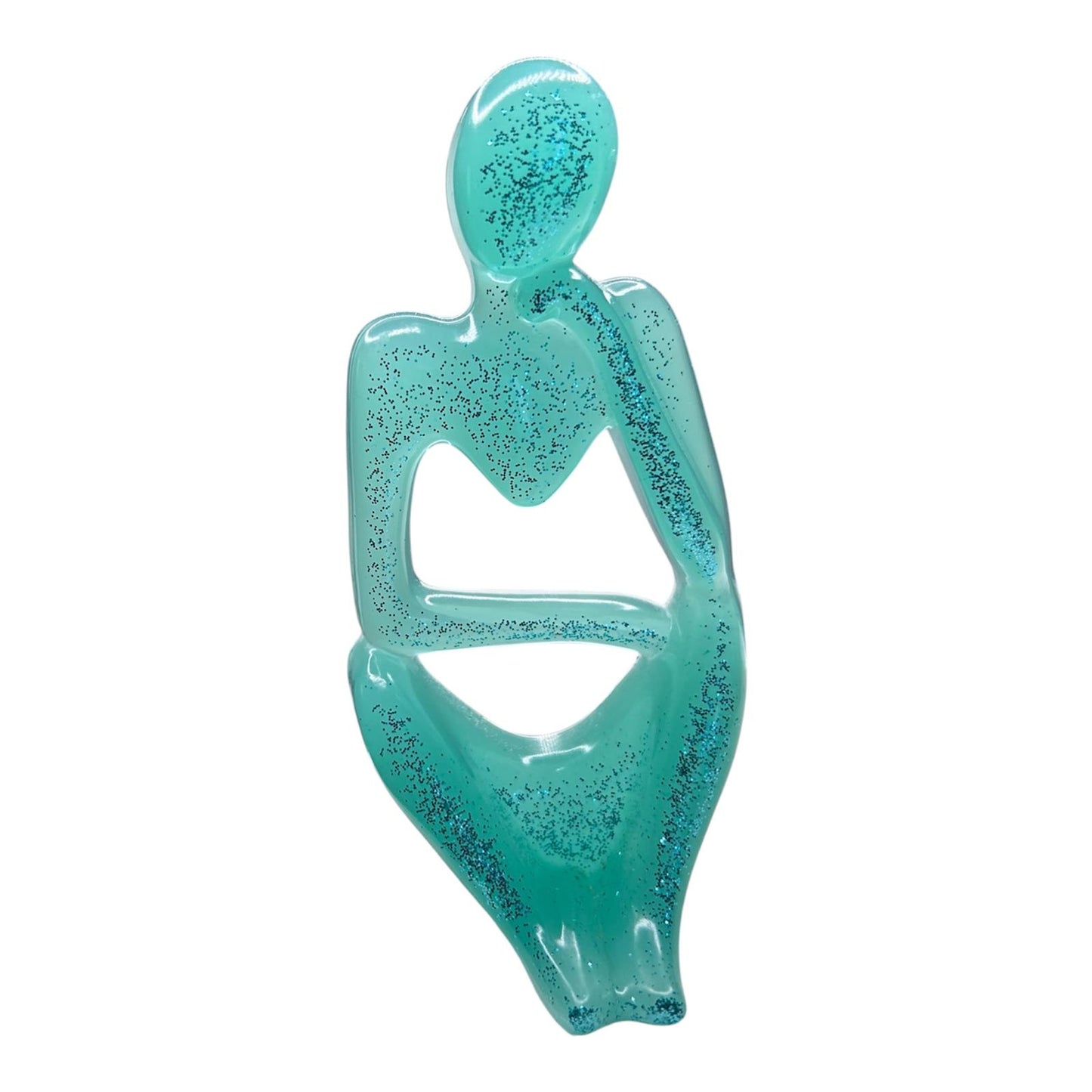 Figurine Silhouette en Résine Époxy – Élégance Minimaliste, Fait Main ✨