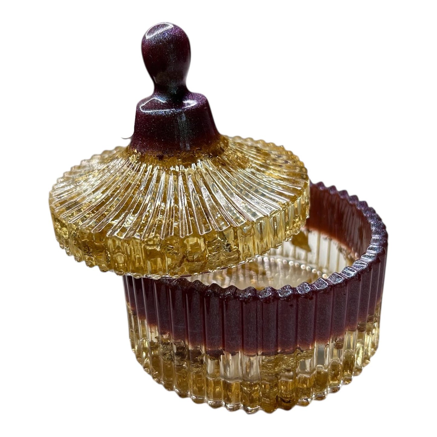 boite à bijoux en resine epoxy