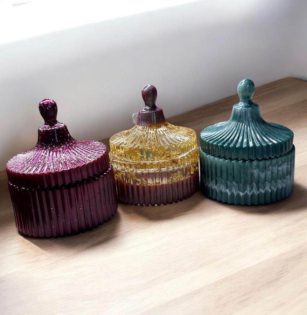 boite à bijoux en resine epoxy