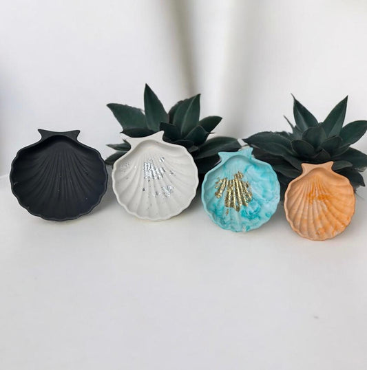 vide poche coquillage en Jesmonite