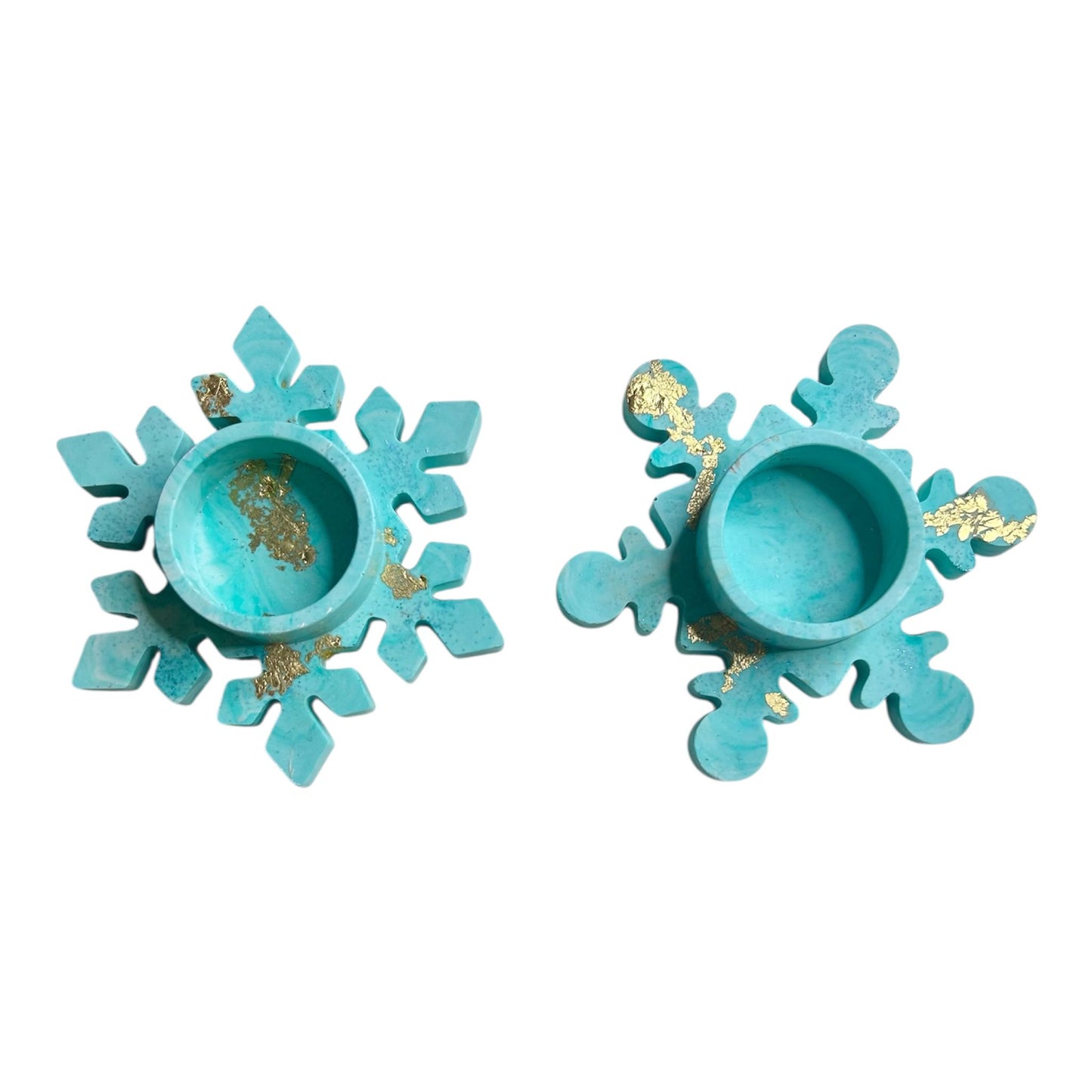 Bougeoir chauffe plat en Jesmonite