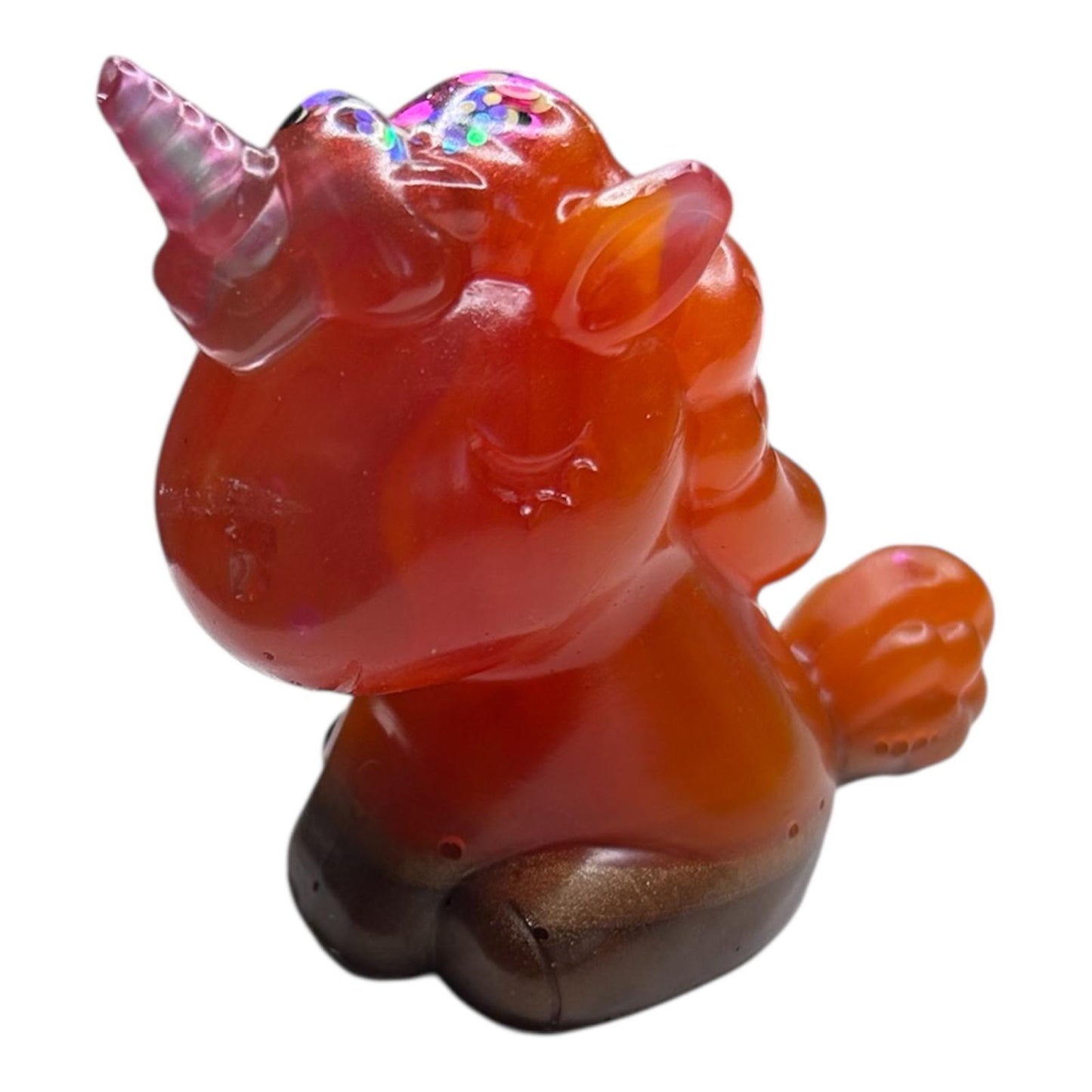 figurine licorne en resine epoxy