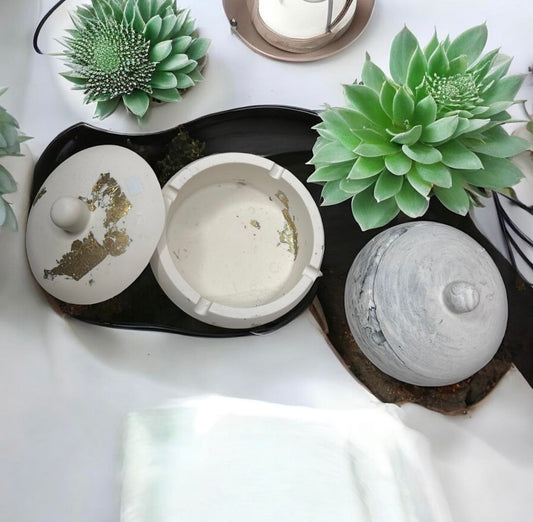 Cendrier en Jesmonite