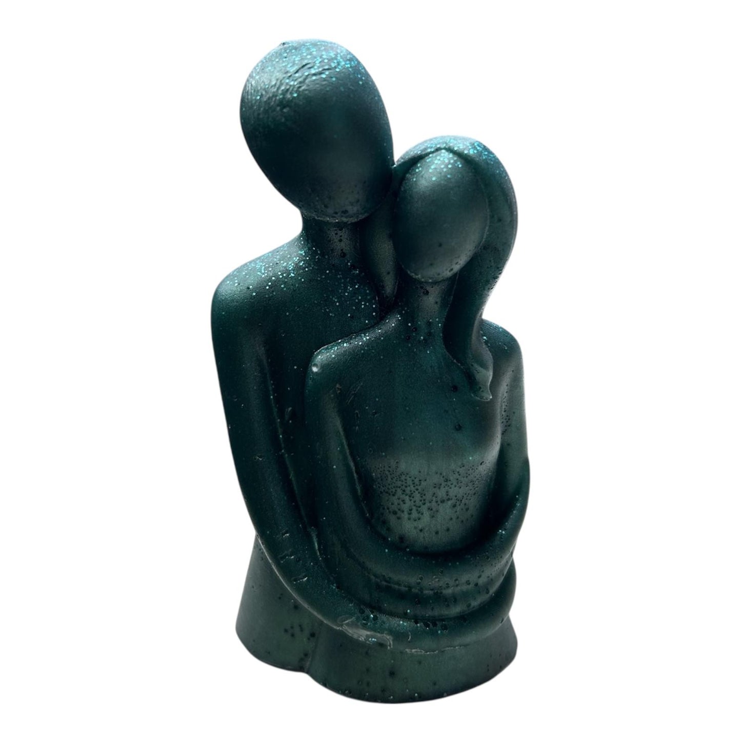 figurine couples en resine epoxy