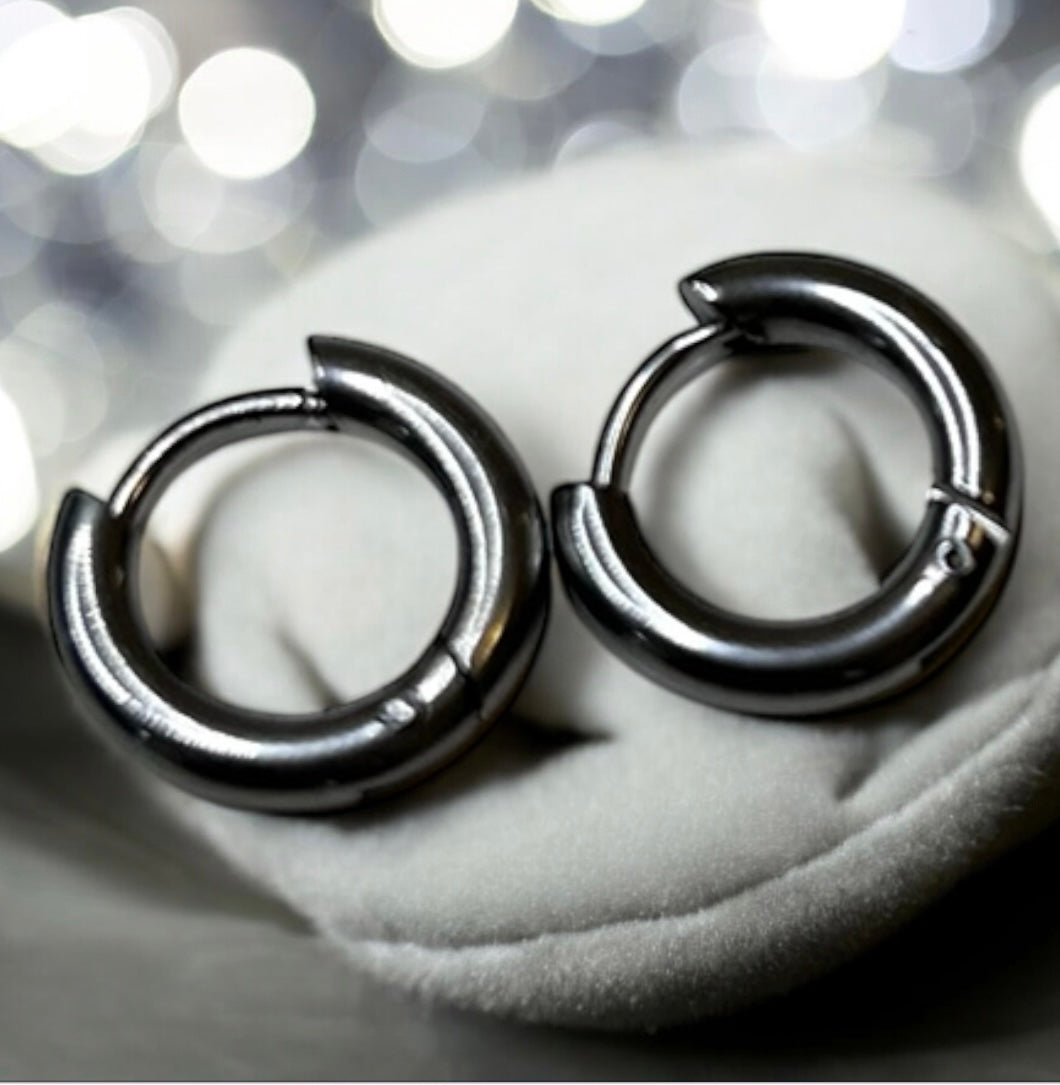 Créoles interchangeables en acier inoxydable pour pampilles