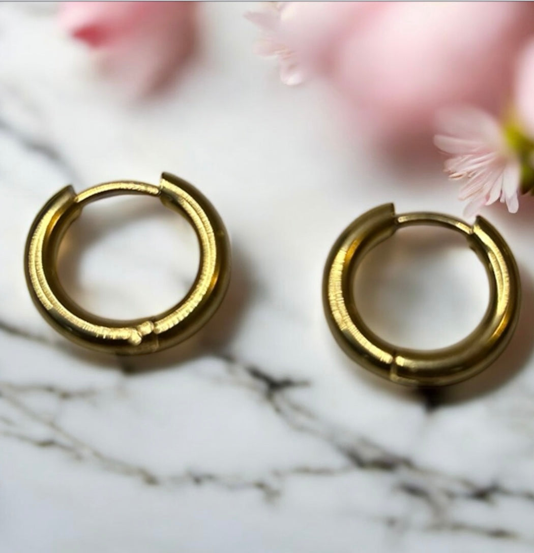 Créoles interchangeables en acier inoxydable pour pampilles