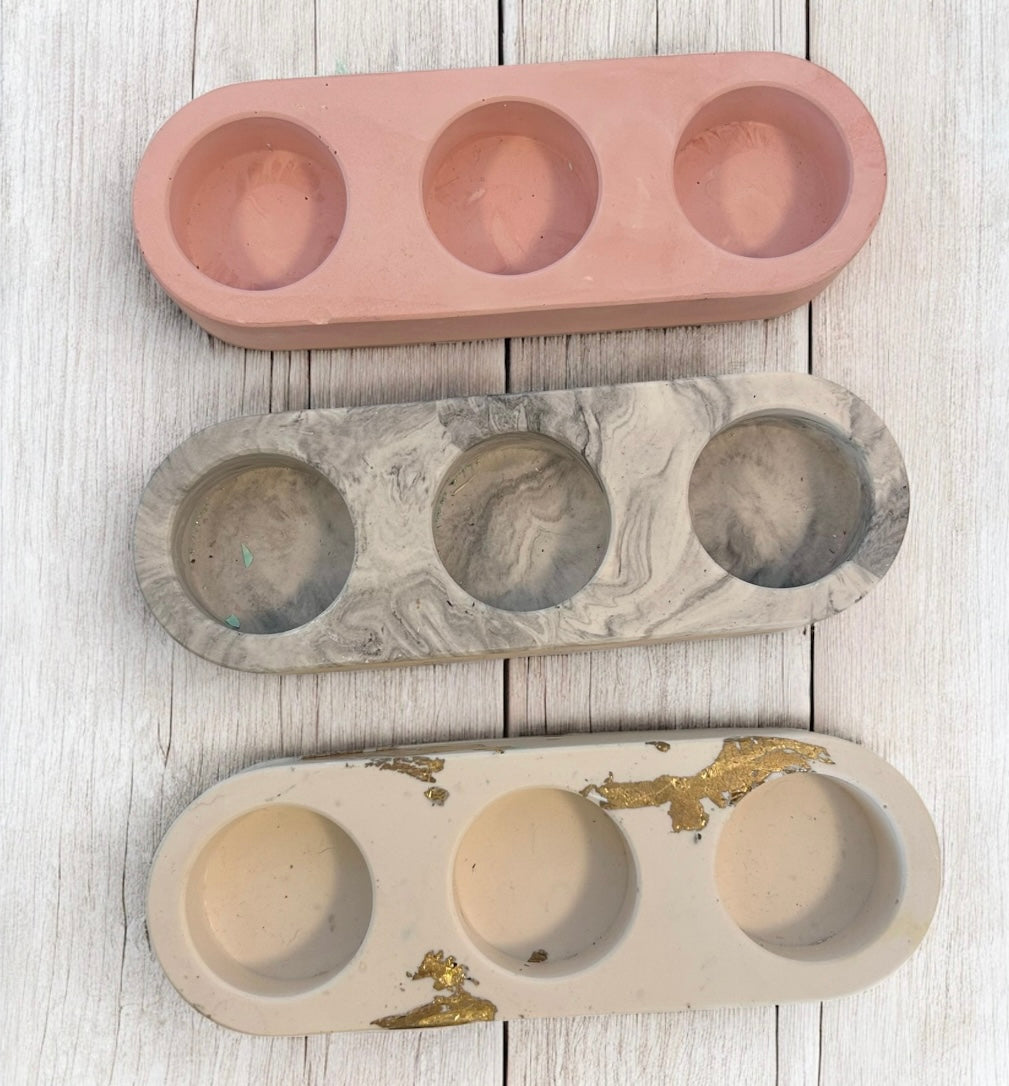 support chauffe plat en Jesmonite