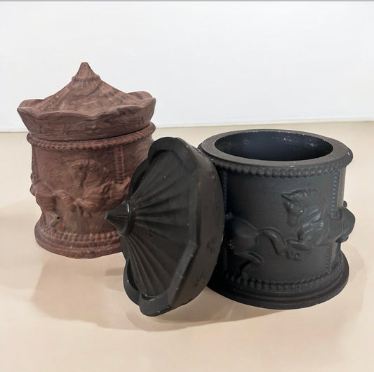 boite à bijoux Carrousel en Jesmonite