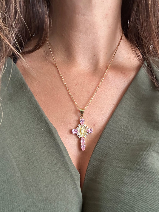 Collier Jolie croix sublime éclat