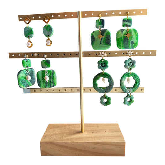 Argile polymère : collection Émeraude céleste