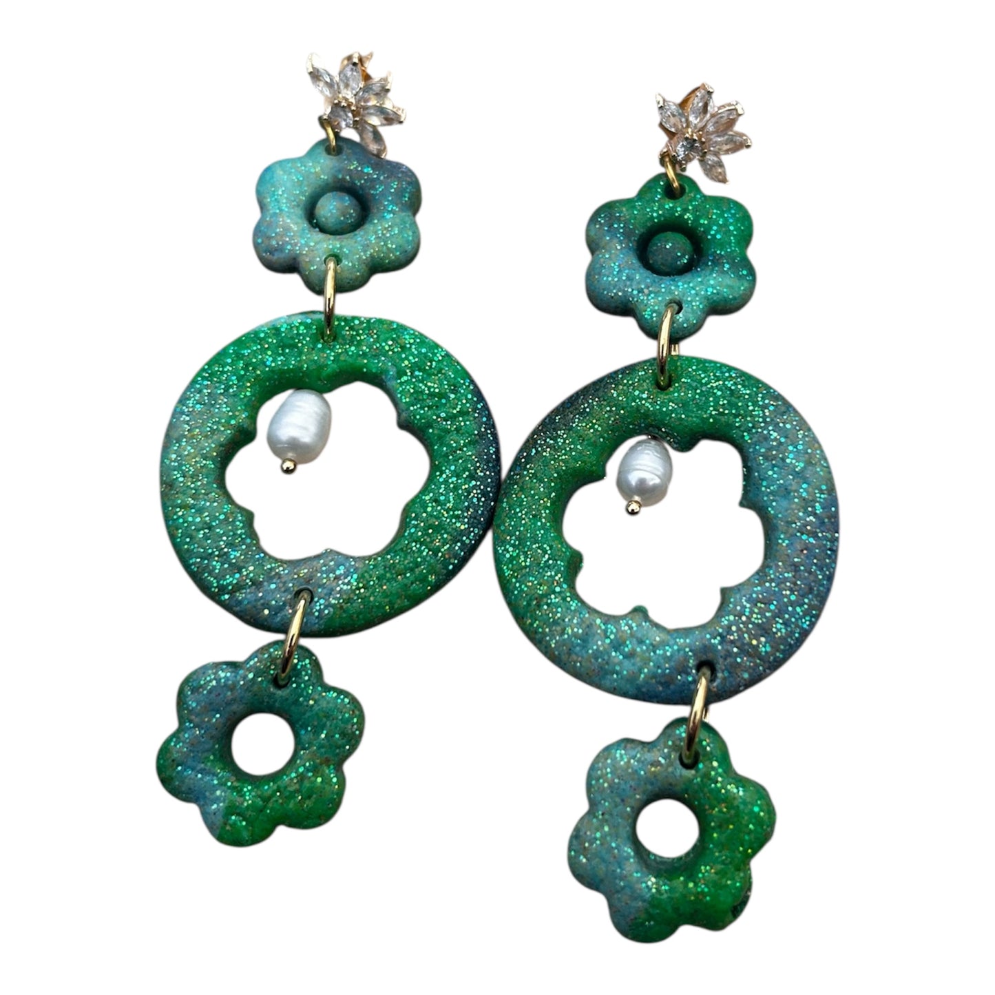 Argile polymère : collection Émeraude céleste