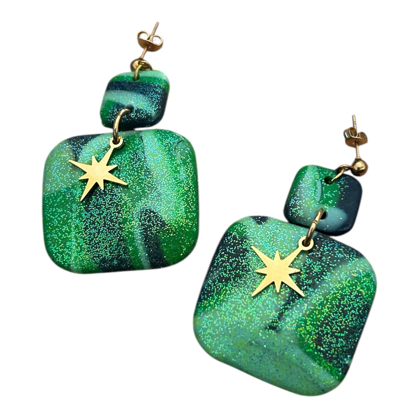 Argile polymère : collection Émeraude céleste