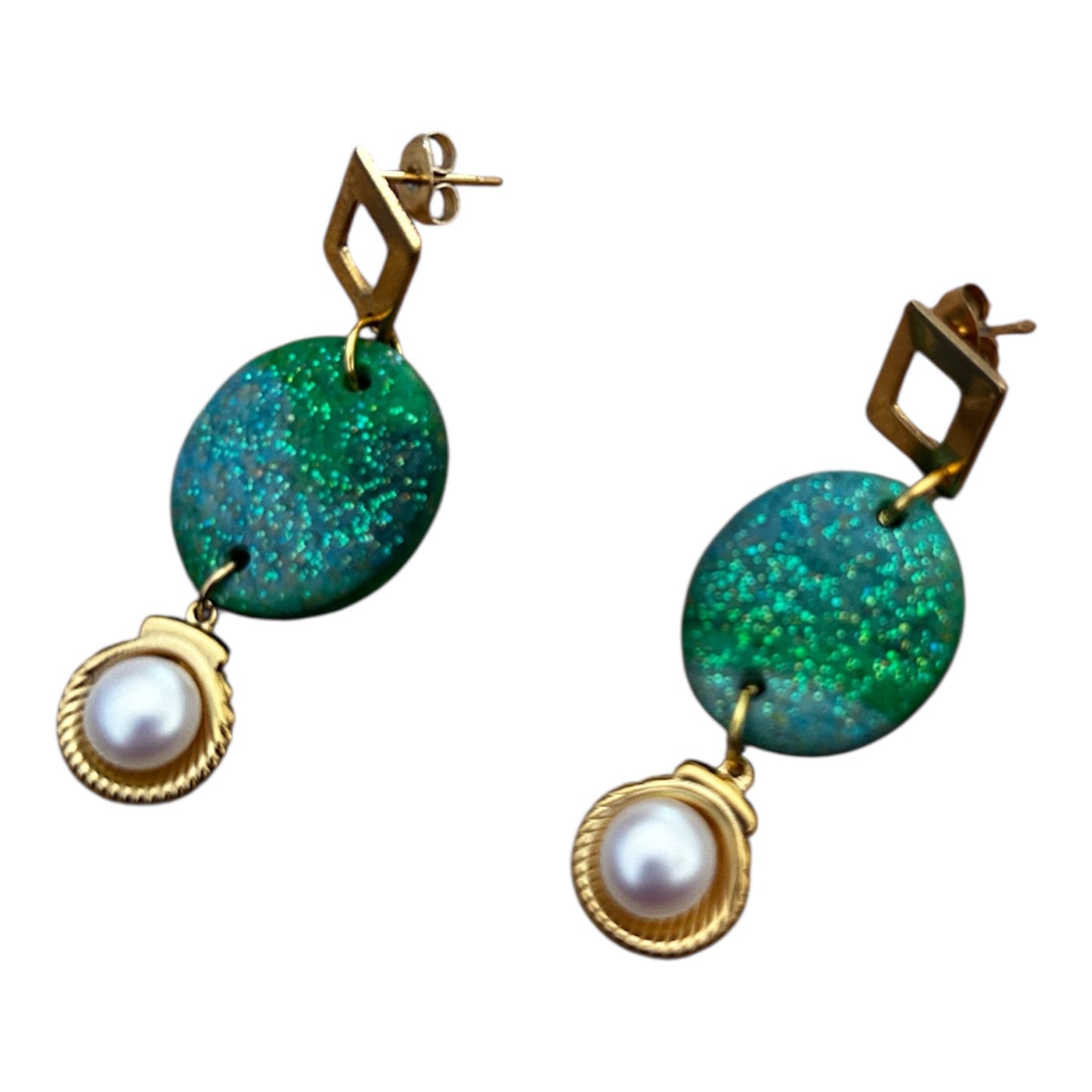 Argile polymère : collection Émeraude céleste