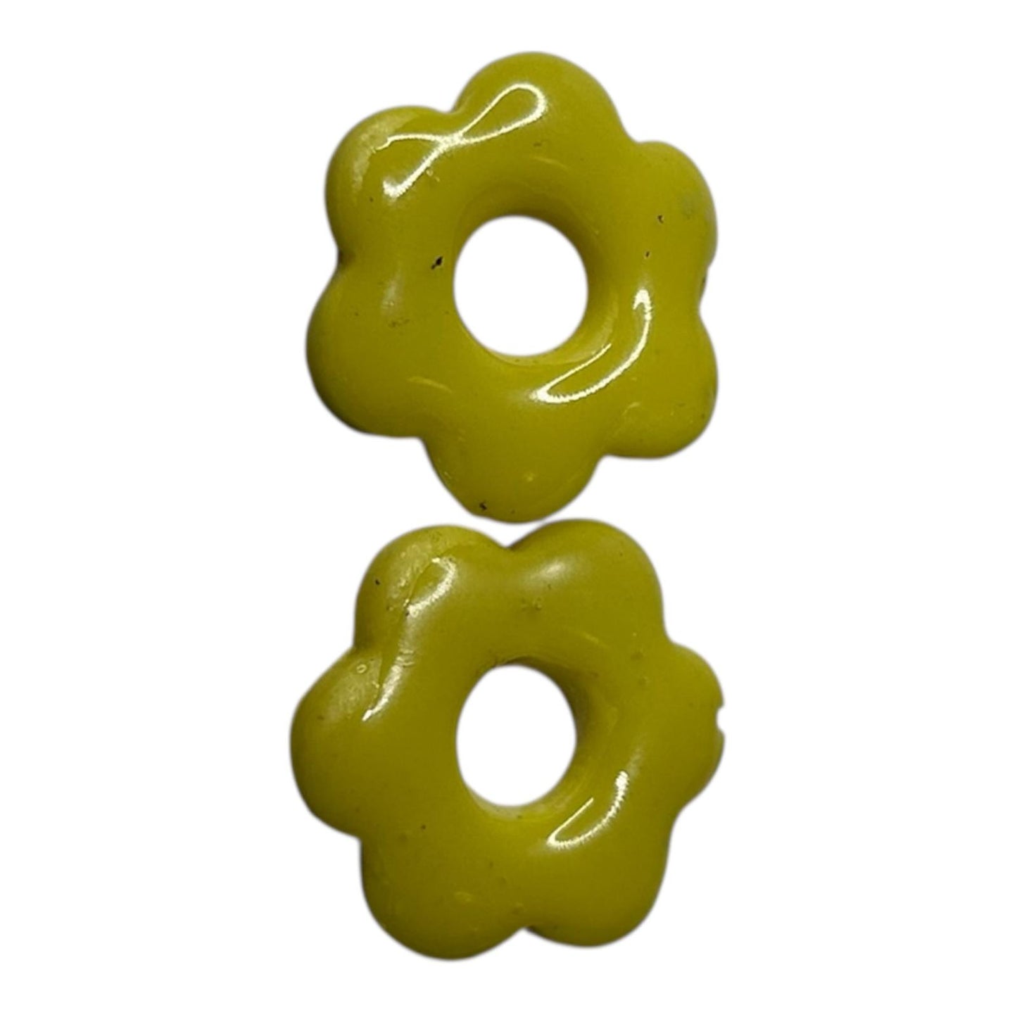 Pampilles interchangeables : 5 pétales ( argile polymère)