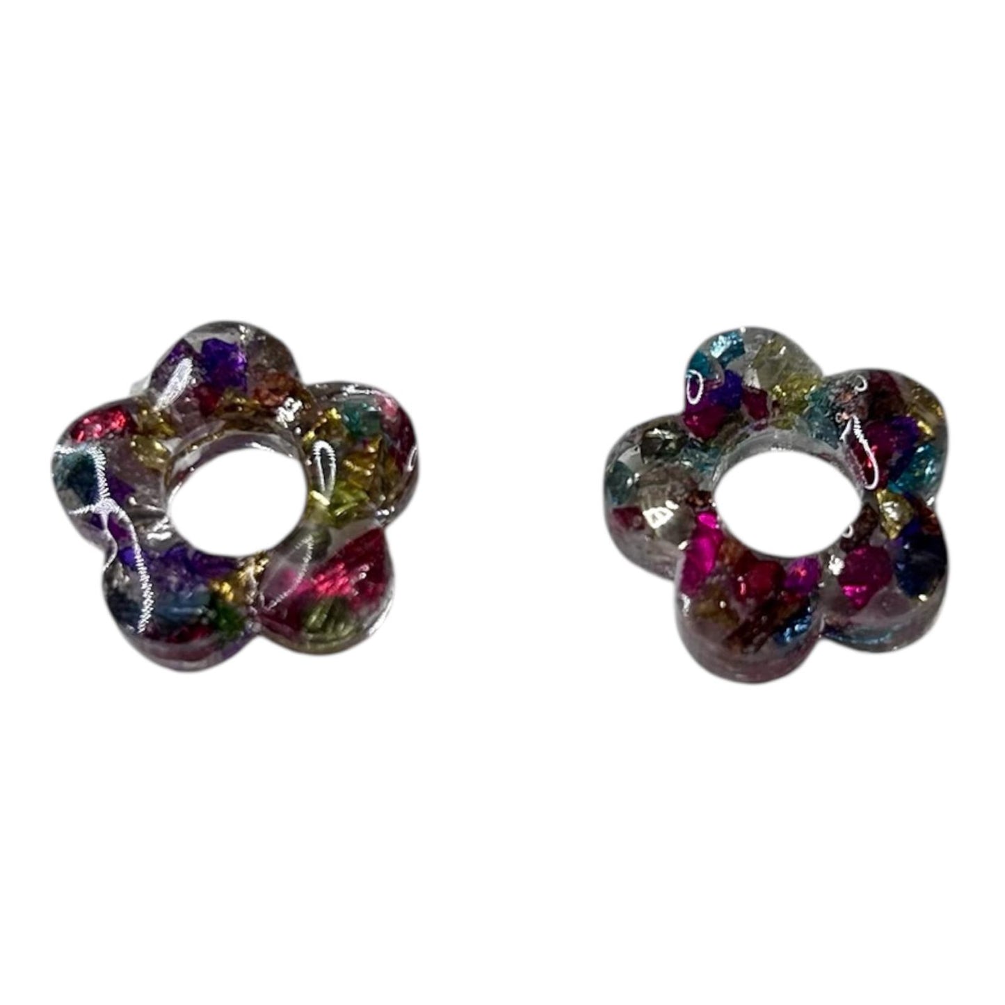 ✨ Pampilles interchangeables en résine époxy 5 pétales mini