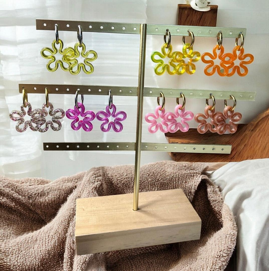 ✨ Pampilles interchangeables en résine époxy ✨ Flora