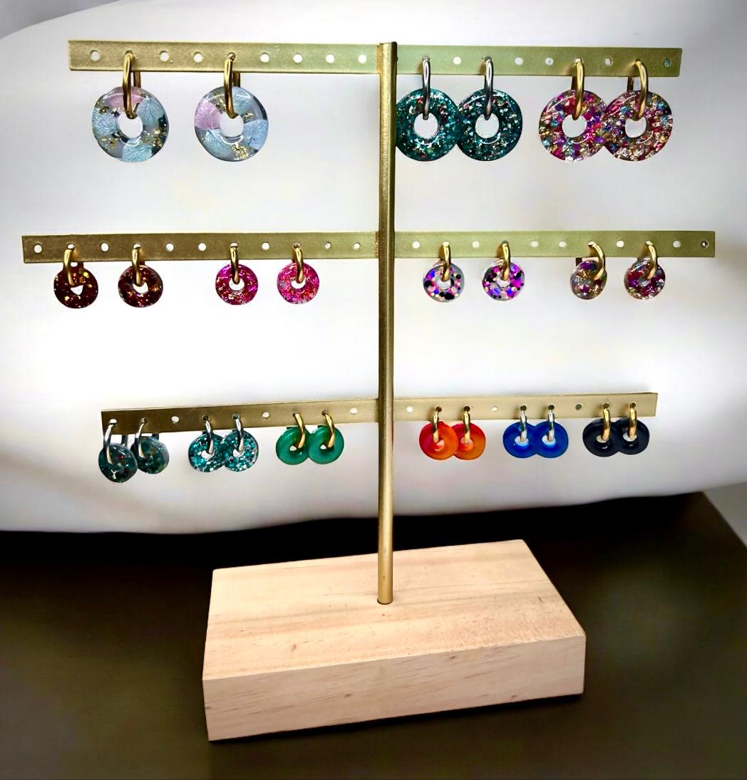 ✨ Pampilles interchangeables en résine époxy ✨ Donut's XL et mini