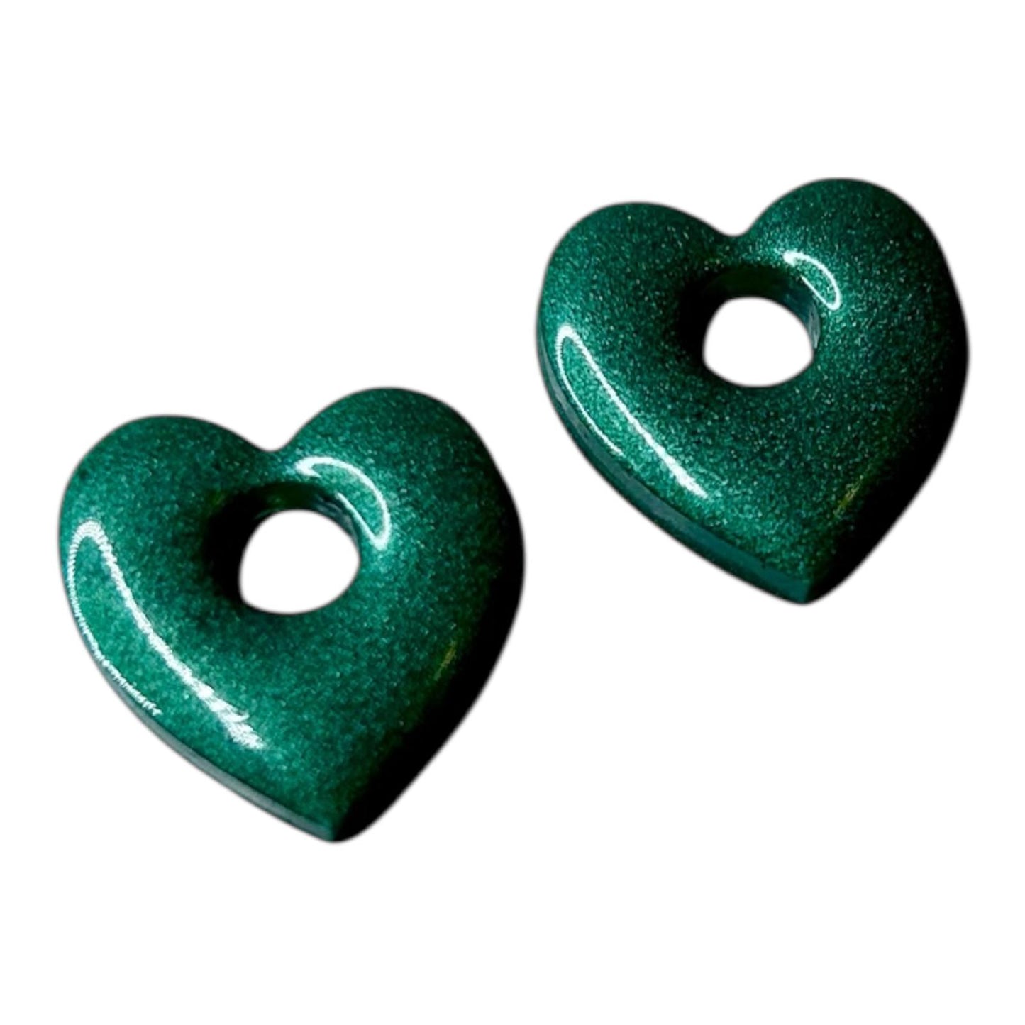 ✨ Pampilles interchangeables en résine époxy ✨ coeur