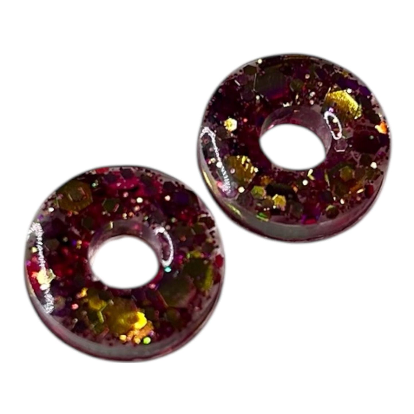 ✨ Pampilles interchangeables en résine époxy ✨ Donut's XL et mini