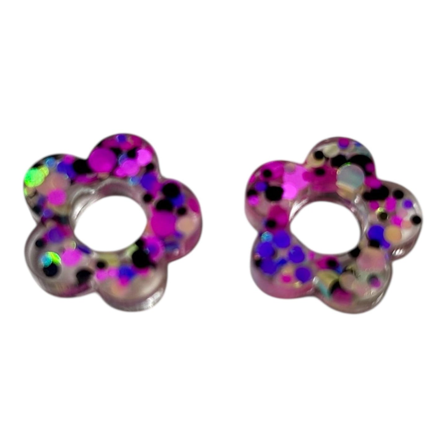 ✨ Pampilles interchangeables en résine époxy 5 pétales mini