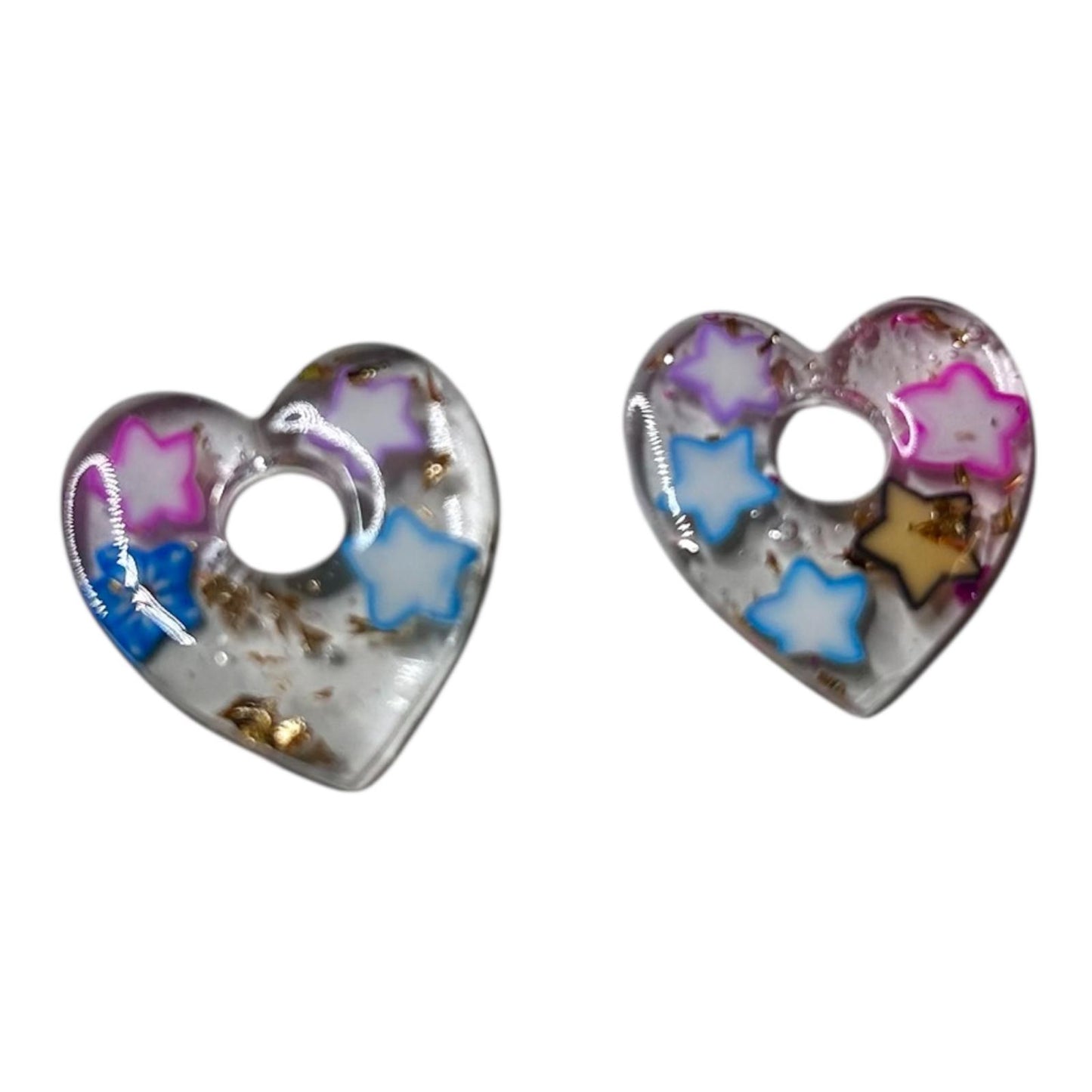 ✨ Pampilles interchangeables en résine époxy ✨ coeur
