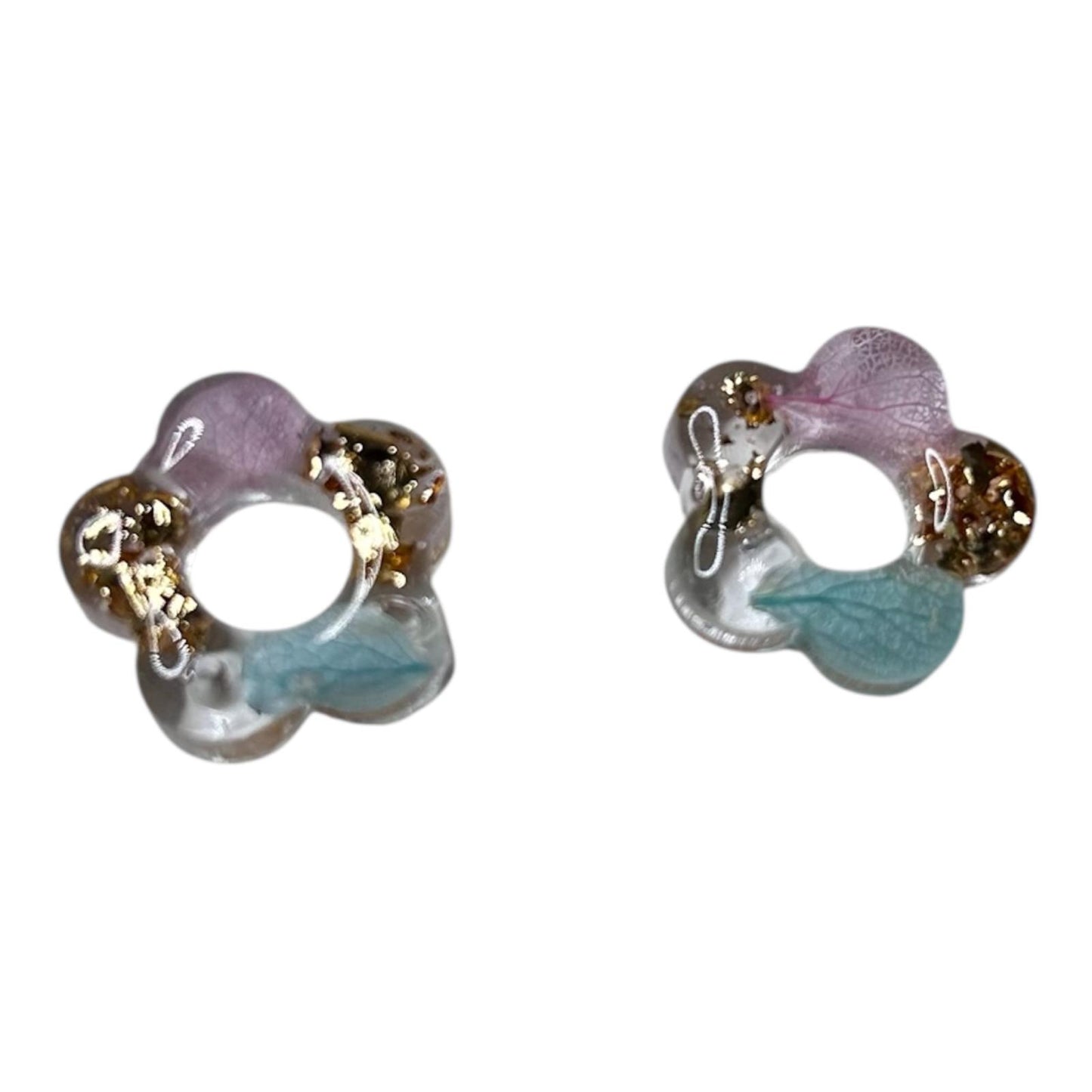 ✨ Pampilles interchangeables en résine époxy 5 pétales mini