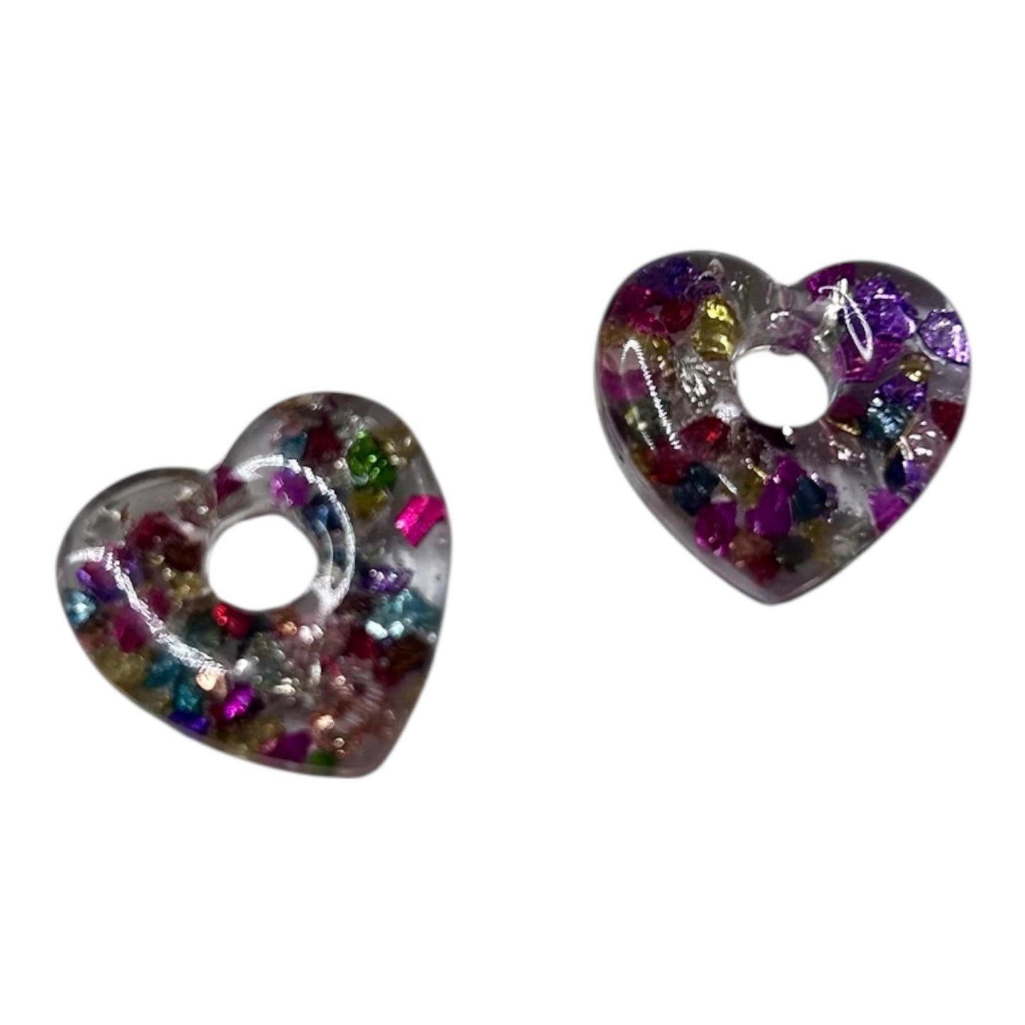 ✨ Pampilles interchangeables en résine époxy ✨ coeur