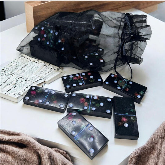 jeux de dominos en résine époxy