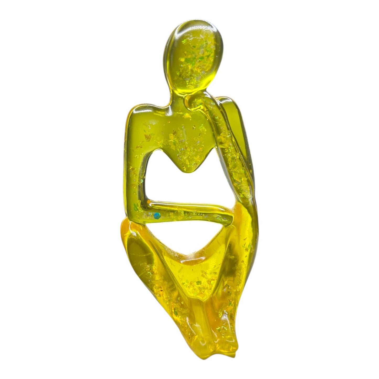 Figurine Silhouette en Résine Époxy – Élégance Minimaliste, Fait Main ✨