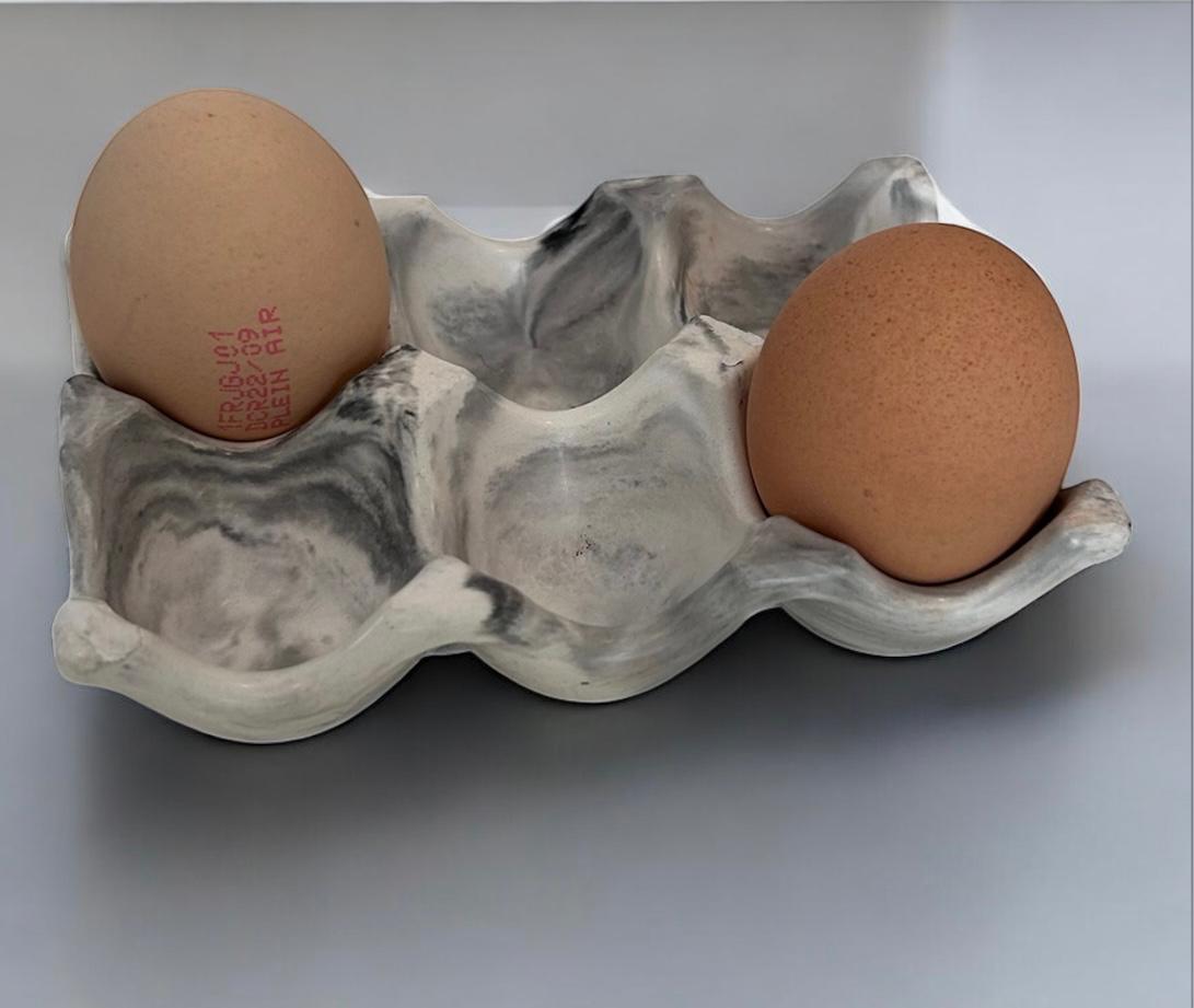 Support à Oeufs en Jesmonite