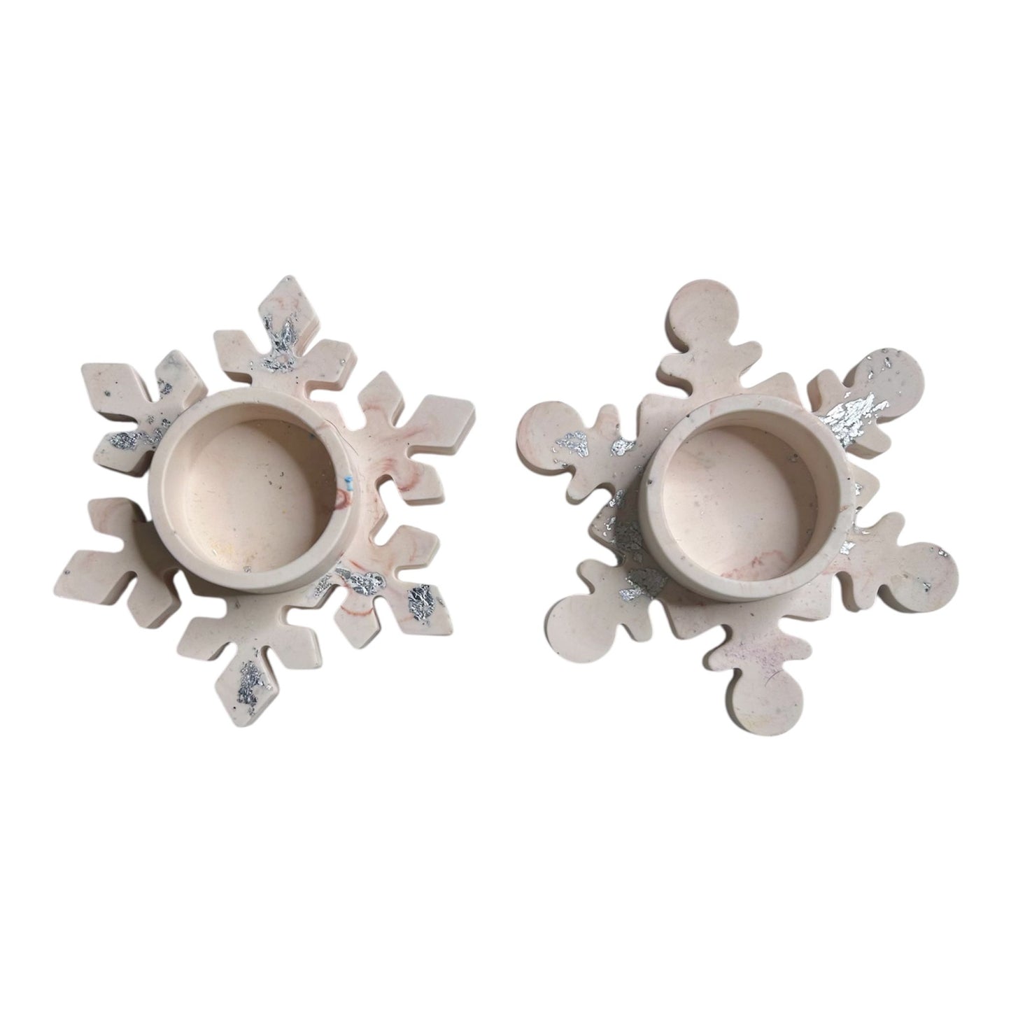 Bougeoir chauffe plat en Jesmonite